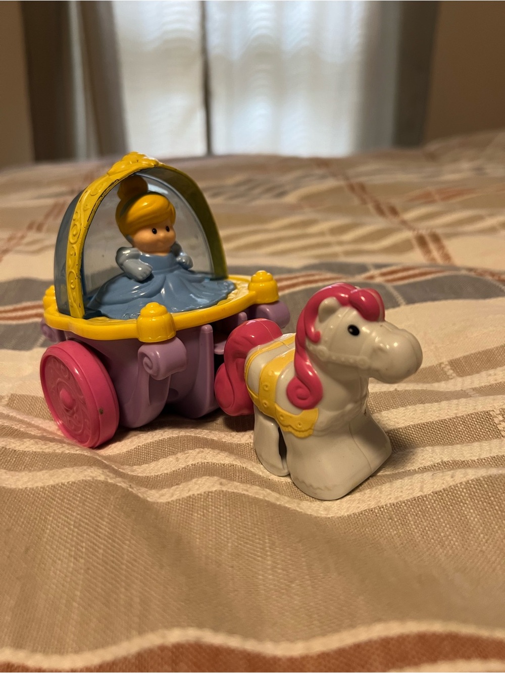 Fisher Price Little People Cinderella Disney Princess Coach Klip Klop Carriage